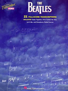Illustration de 21 Full score transcriptions pour combo voix, guitare, piano, basse, percussions