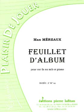 Illustration mereaux feuillet d'album