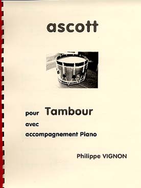 Illustration de Ascott pour tambour et piano