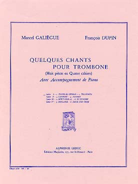 Illustration de Quelques chants - Vol. 1 : fleur de choral, trialogue