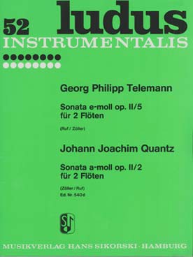 Illustration telemann sonates op. 2/5/quantz op. 2/2