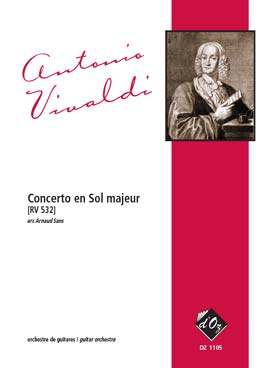 Illustration de Concerto RV 532 en sol M, arr. Arnaud Sans pour orchestre de guitares