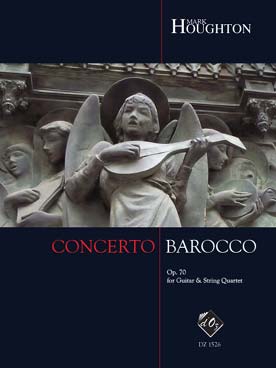 Illustration de Concerto Barroco op. 70 - Version pour guitare et quatuor à cordes (conducteur + parties séparées)