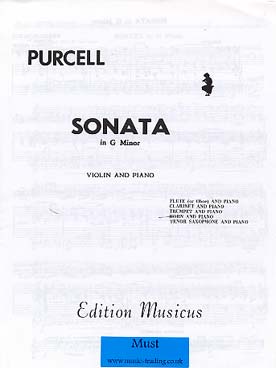 Illustration de Sonata en sol m