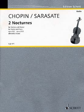 Illustration de 2 Nocturnes (tr. Sarasate)  - op. 9/2 - op. 27/2