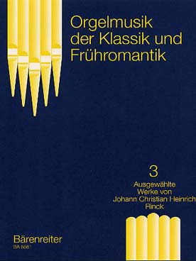 Illustration de Orgelmusik der Klassik und Frühromantik - Vol. 3