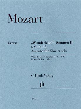 Illustration de Wunderkind Sonaten (sonates de "l'enfant prodige"), version piano solo - Vol. 2 : K 10 à K 15