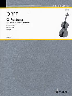 Illustration de O Fortuna de Carmina Burana, arr. Varela