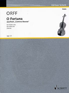 Illustration de O Fortuna extrait de Carmina Burana