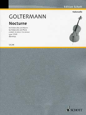 Illustration goltermann nocturne en la min op. 115/3