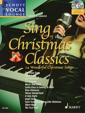 Illustration sing christmas classics