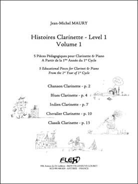 Illustration de Histoires clarinette, niveau 1 - Vol. 1