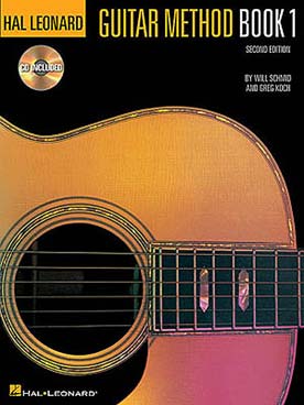 Illustration de HAL LEONARD GUITAR METHOD - Vol. 1 avec CD (en anglais)