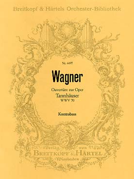Illustration de Tannhäuser, ouverture (Dresden version) - Double bass
