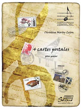 Illustration de 4 Cartes postales