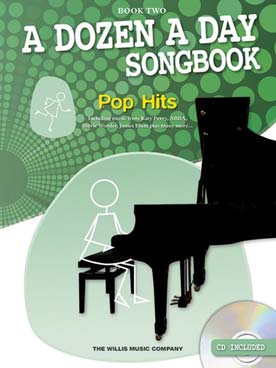 Illustration de A DOZEN A DAY SONGBOOK par E. M. Burnam - Pop hits vol. 2