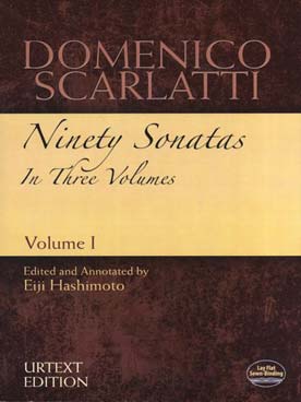 Illustration scarlatti ninety sonatas vol. 1