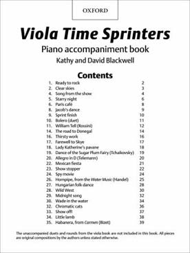 Illustration de Viola time, recueils - Acc. alto du Vol. 3 sprinters sans CD