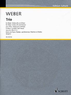 Illustration weber trio op. 63 flute/cello/piano