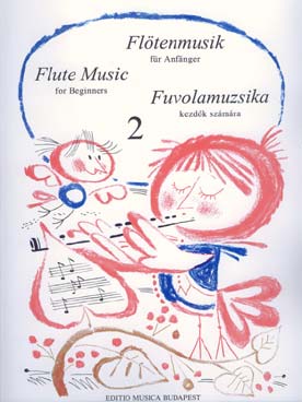 Illustration flute music for beginners vol. 2