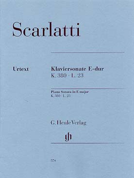 Illustration scarlatti sonate k 380 l 23 en mi maj