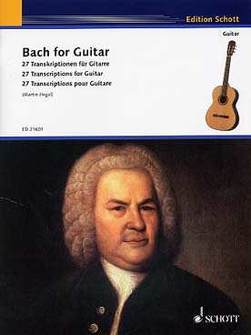 Illustration de Bach for guitar : 27 transcriptions de Martin Hegel