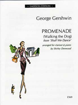 Illustration gershwin promenade (walking the dog)