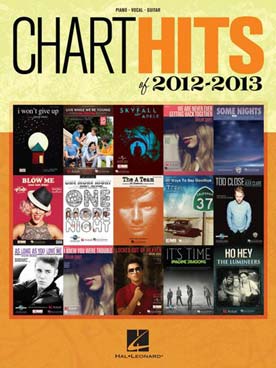 Illustration de CHART HITS OF 2012-2013 (P/V/G)