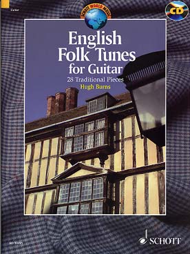 Illustration de ENGLISH FOLK TUNES : 28 arrangements d'airs folk anglais (solfège et tablature)   