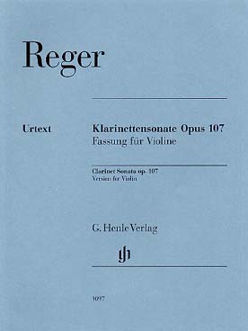 Illustration reger sonate op. 107