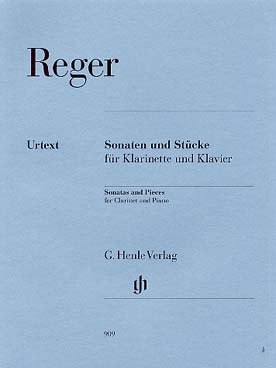 Illustration reger sonates et pieces