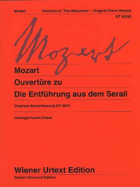 Illustration mozart ouverture de enlevement au serail