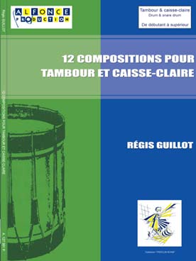 Illustration de 12 Compositions pour caisse-claire et tambour