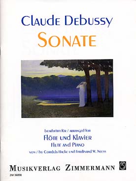 Illustration debussy sonate violon et piano tr. flute