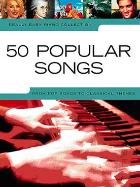 Illustration really easy piano 50 popular songs