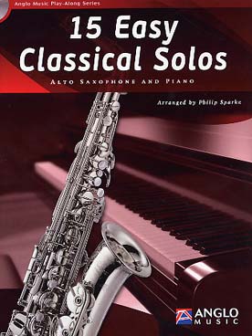Illustration de 15 EASY CLASSICAL SOLOS : arrangements faciles d'auteurs du 16e au 20e siècle, avec CD play-along - Saxophone ténor