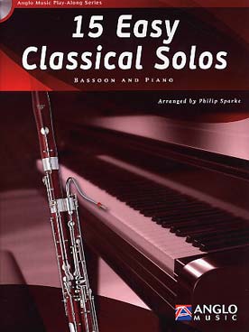 Illustration de 15 EASY CLASSICAL SOLOS : arrangements faciles d'auteurs du 16e au 20e siècle, avec CD play-along