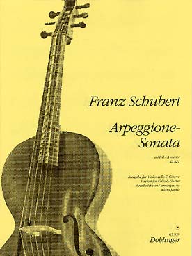 Illustration schubert sonate arpeggione cello/guit.