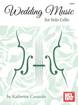 Illustration wedding music violoncelle