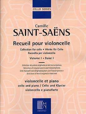 Illustration saint-saens recueil violoncelle vol. 1