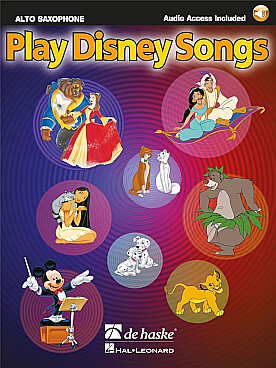 Illustration play disney songs saxophone alto