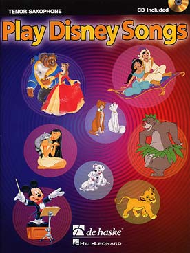 Illustration play disney songs saxophone tenor