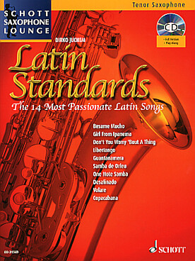 Illustration latin standards saxophone tenor
