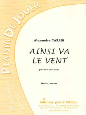 Illustration de Ainsi va le vent pour flûte en ut et piano