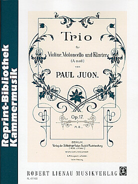 Illustration juon trio op. 17