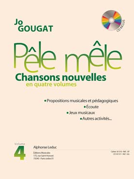 Illustration de Pêle mêle : chansons nouvelles, écoute, jeux musicaux avec CD - Vol. 4