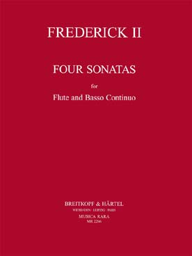 Illustration friedrich ii der grosse 4 sonatas pour f