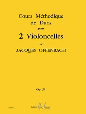 Illustration offenbach cours duos op. 54 livre 1-2-3