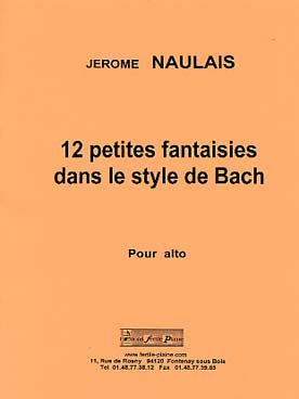 Illustration de 12 Petites fantaisies dans le style de Bach