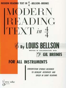 Illustration de Modern Reading Text In 4/4 pour tous instruments
